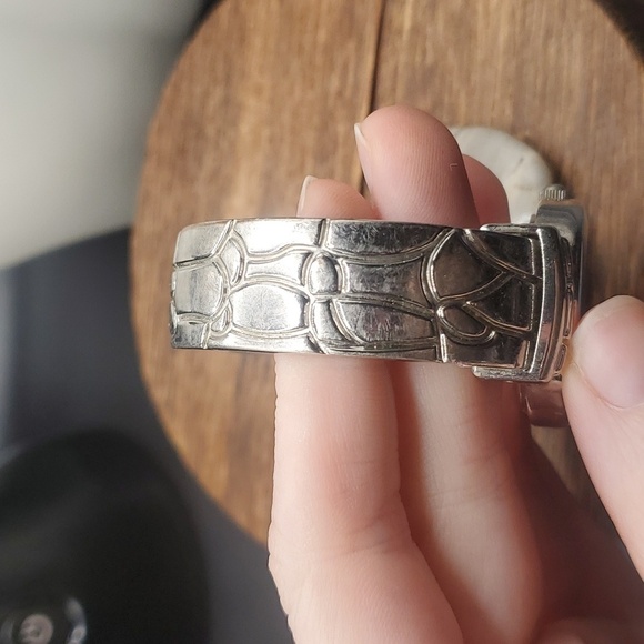 B2515 studio time rare collectible watch needs batteries‎ vintage cuff band tort main image 5